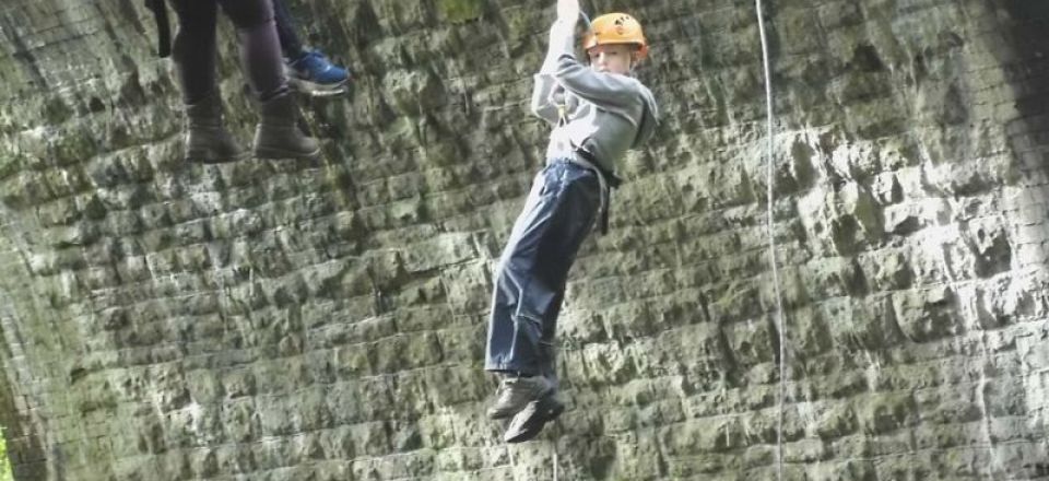Abseiling (Castleton, October 2017)